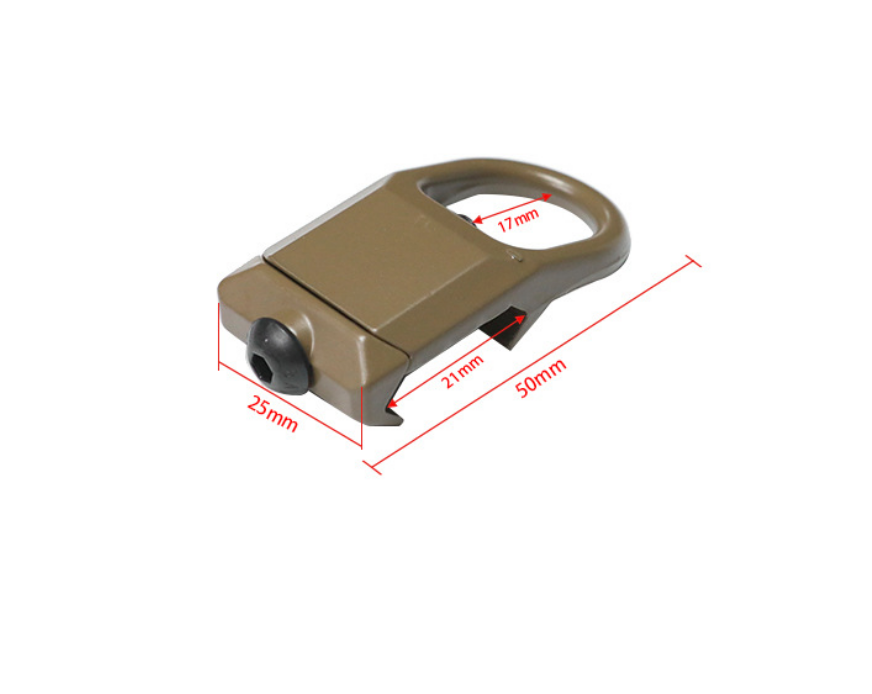 RSA-BB Quick Detach Rsa Gbb Buckle Qd Sling Steel Mount Attachment Adapter Fit for 20Mm Rail Hunting Tool Accessories