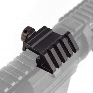 Gear 45 Degree Angled Mounting Base for 20mm Rail Airsoft Airsoft Offset Mount 4 Slots