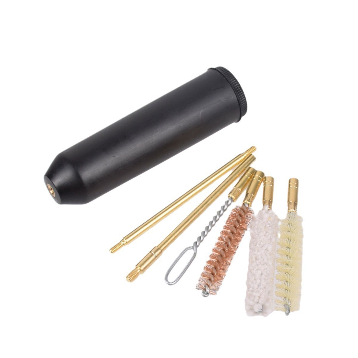 Pistol Cal.38/357/9mm Cleaning Kit Handgun Rod Brush Pocket Size Hunting Accessories 7pcs/set 37-0038 - Image 2