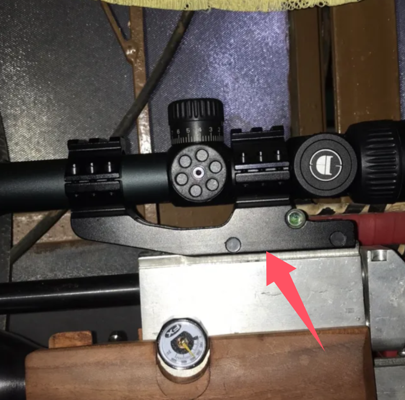 Scope Mount Rings 25.4/30mm Dual Ring Integral Hunting Scope Adapter with Bubble Level