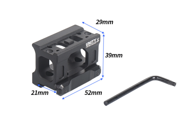 Unity Fast Micro 20mm Picatinny Rail Mount Mount Black /TAN