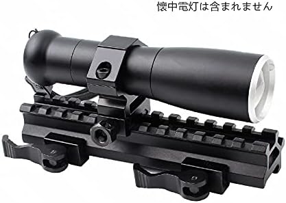 Rapid Detachable Long Riser Mount, 13 Slots, QD Mount, Total Length: 5.5 inches (140 mm), Weaver/Picatinny Base, High Mount Base, 0.8 inch (20 mm) Rail Compatible - Image 2