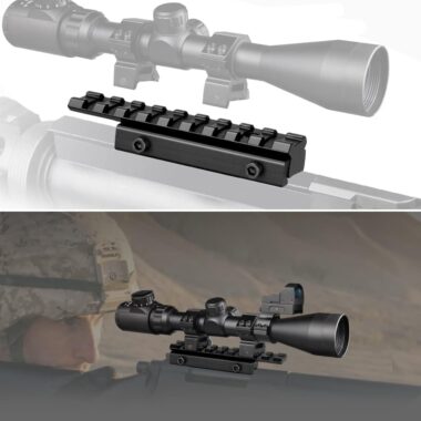 100 mm Dovetail Weaver Picatinny Rail Adaptor 11 mm to 20 mm Adaptor Prism Rail Weaver Picatinny Rifle Scope Mounting