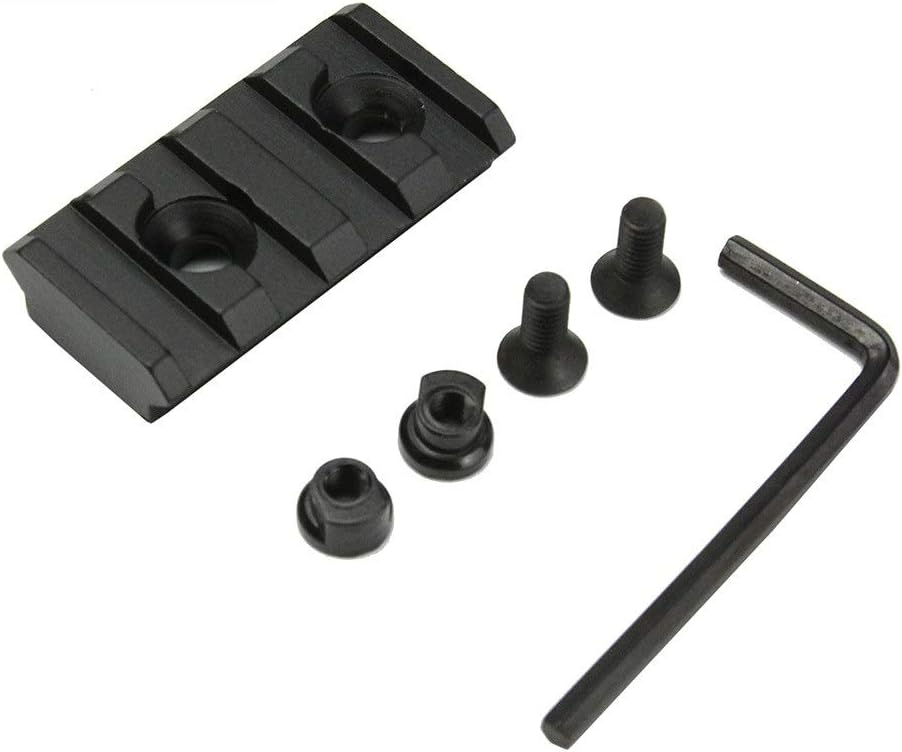 40mm Short Picatinny/Weaver Scope Mount Rail keymod 4 Slots Mount Base 20mm-21mm Width Rail Mount