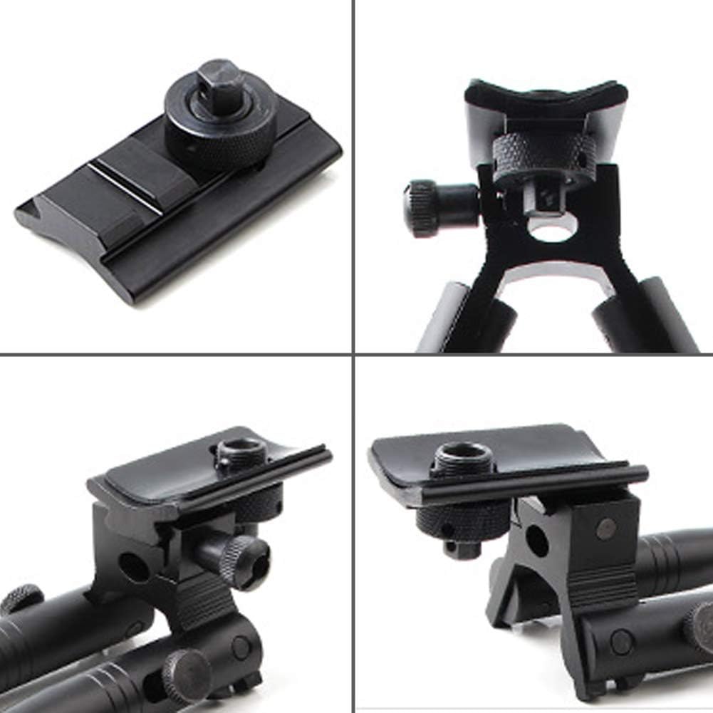 Tactical Airsoft Shotgun Shooting Bipod Weaver Rail Sling Stud Swivel Picatinny Slot Adapter 20mm Bipod Adapter