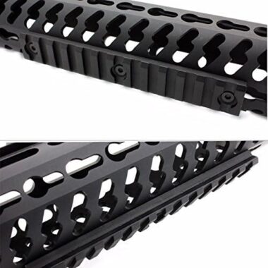 13 Slot 5.25" Picatinny Weaver Rail Section for Keymod Handguard Mount Rail System Black