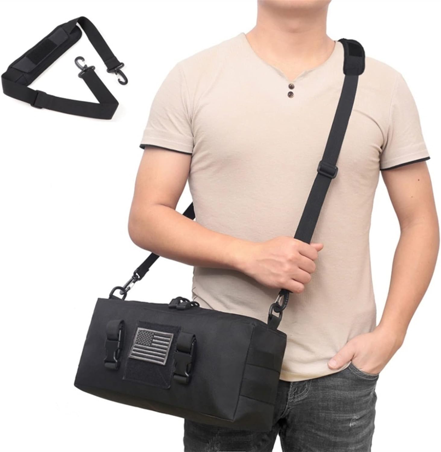 Shoulder Strap, Replacement Shoulder Strap, Adjustable Belt, Shoulder Pads, PC Bag, Camera Case, Business Bag, Sports Bag, Tool Bag, Guitar Bag, etc - Image 2