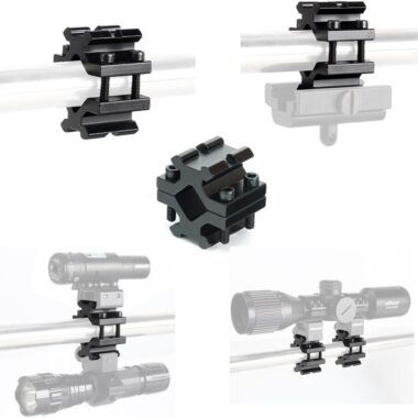 Universal Picatinny Rail Rifle Barrel Mount Tube Adapter