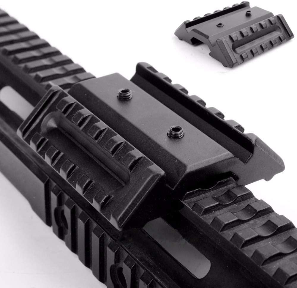 Tactical Sporting Rail Scope Mount Dual 45 Degree Offset Scope Mount 20mm Weaver Picatinny Rail Mount Base Laser Flashlight Sight