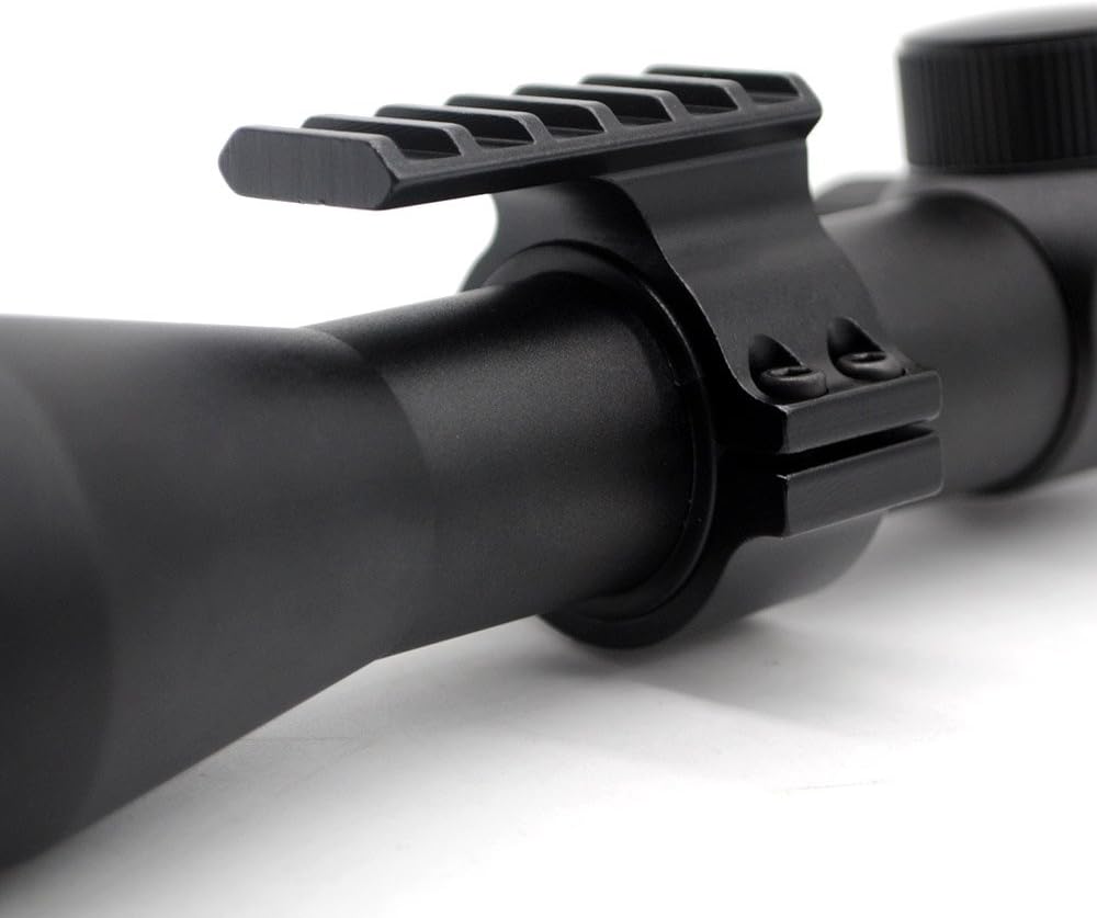 Scope Barrel Mount 25.4mm & 30mm Ring Adapter with 20mm Weaver Picatinny Rail - Image 2