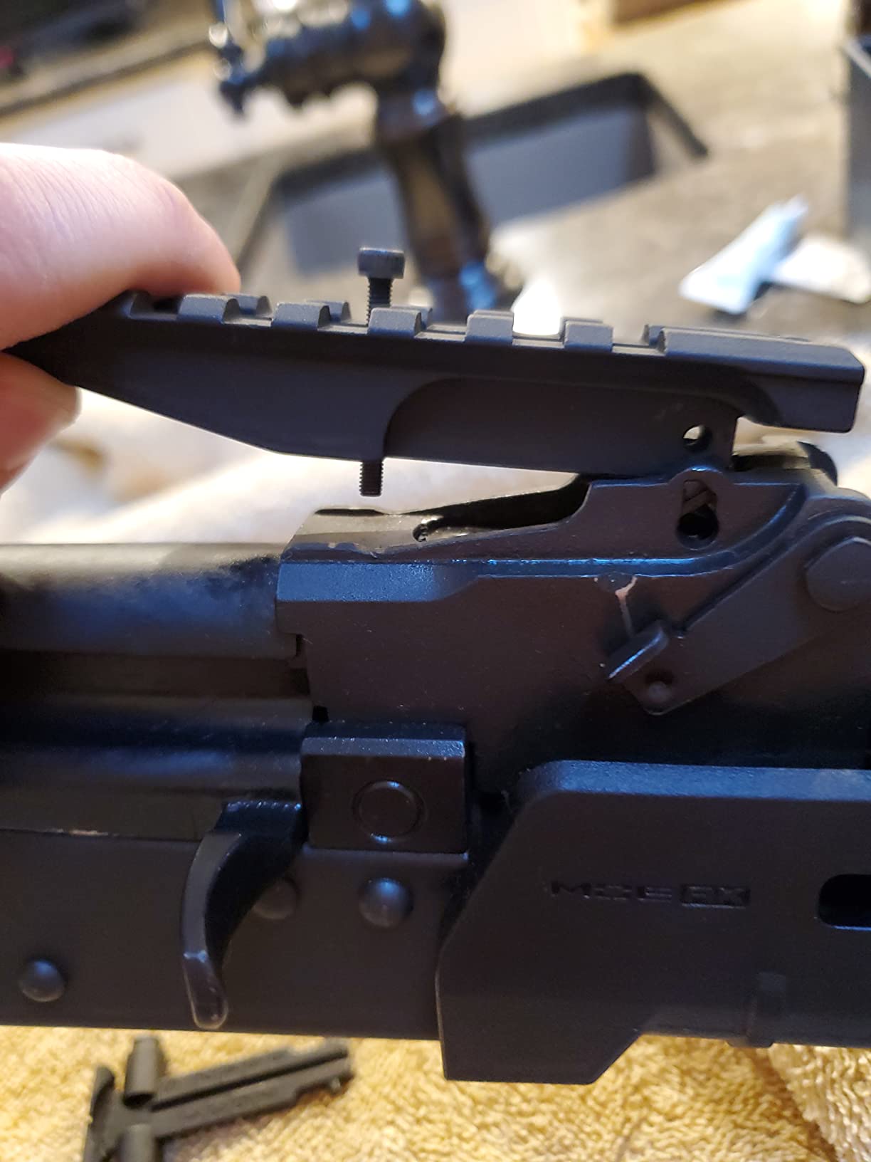 Rear Sight Rail Hunting Scope Mount Standard Scope Base Tactical 1913 Picatinny - Image 2