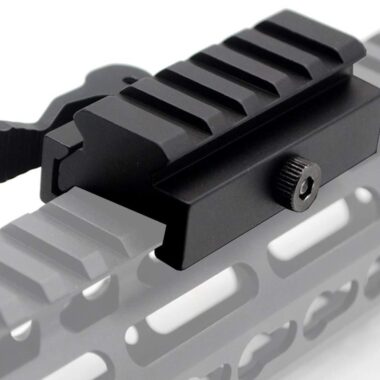 Weaver Mount with a 20mm Riser Rail and Quick Release Adapter, offering 5 Slots for Scope mounting