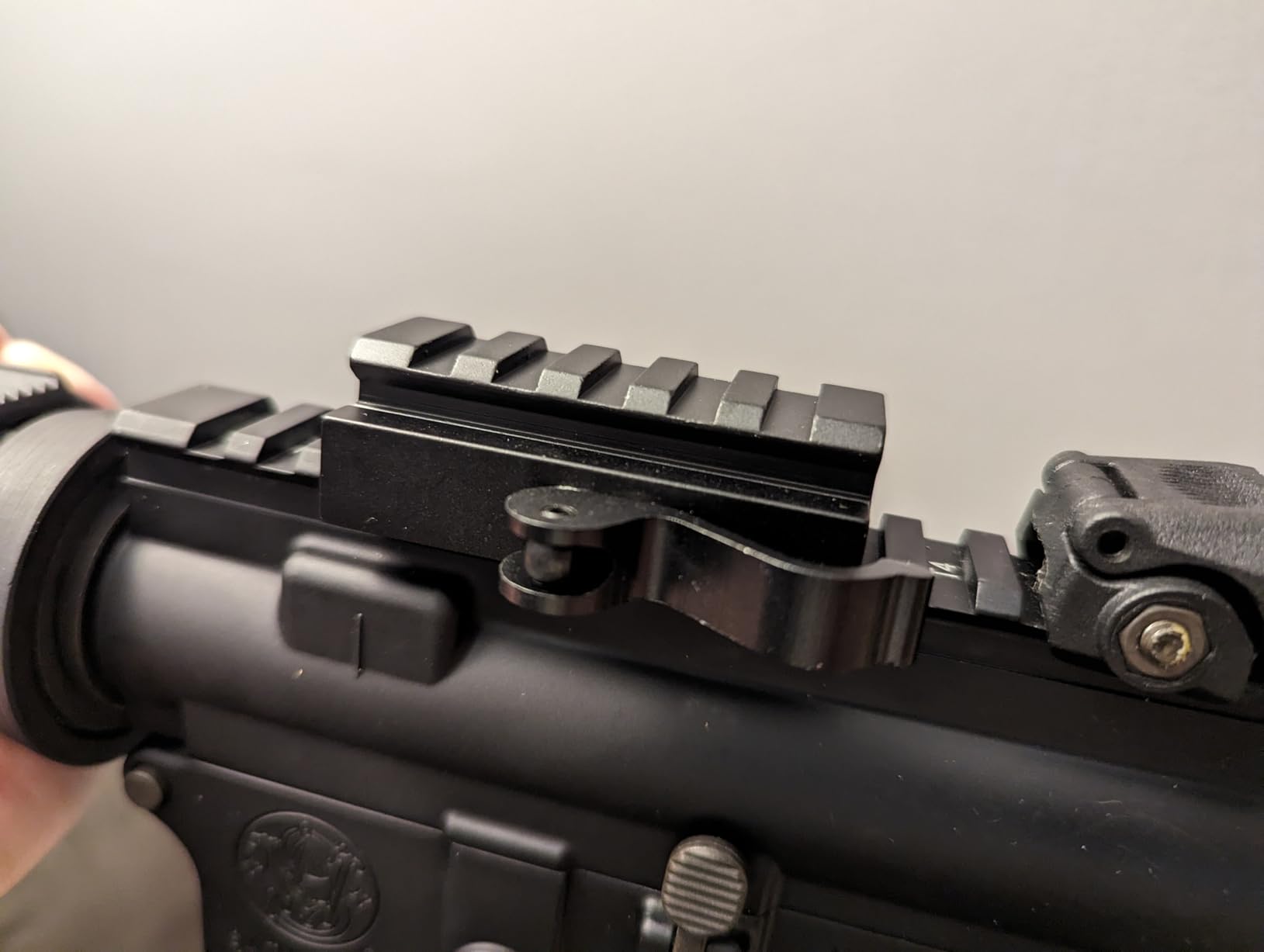 Weaver Mount with a 20mm Riser Rail and Quick Release Adapter, offering 5 Slots for Scope mounting - Image 2