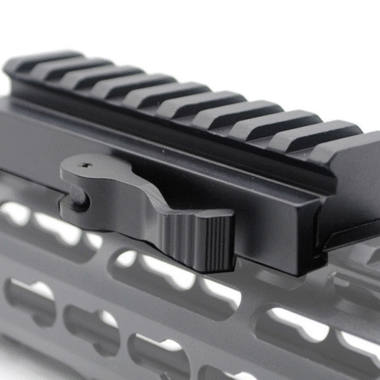Picatinny Airsoft Rail Riser Mount Adapter 9 Slots 20 mm Rail with QD Quick Release Removable
