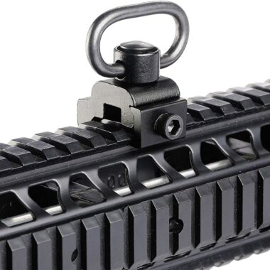 Tactical QD Quick Detach Quick Release Swivel Sling Mount fits 20mm Weaver Rails