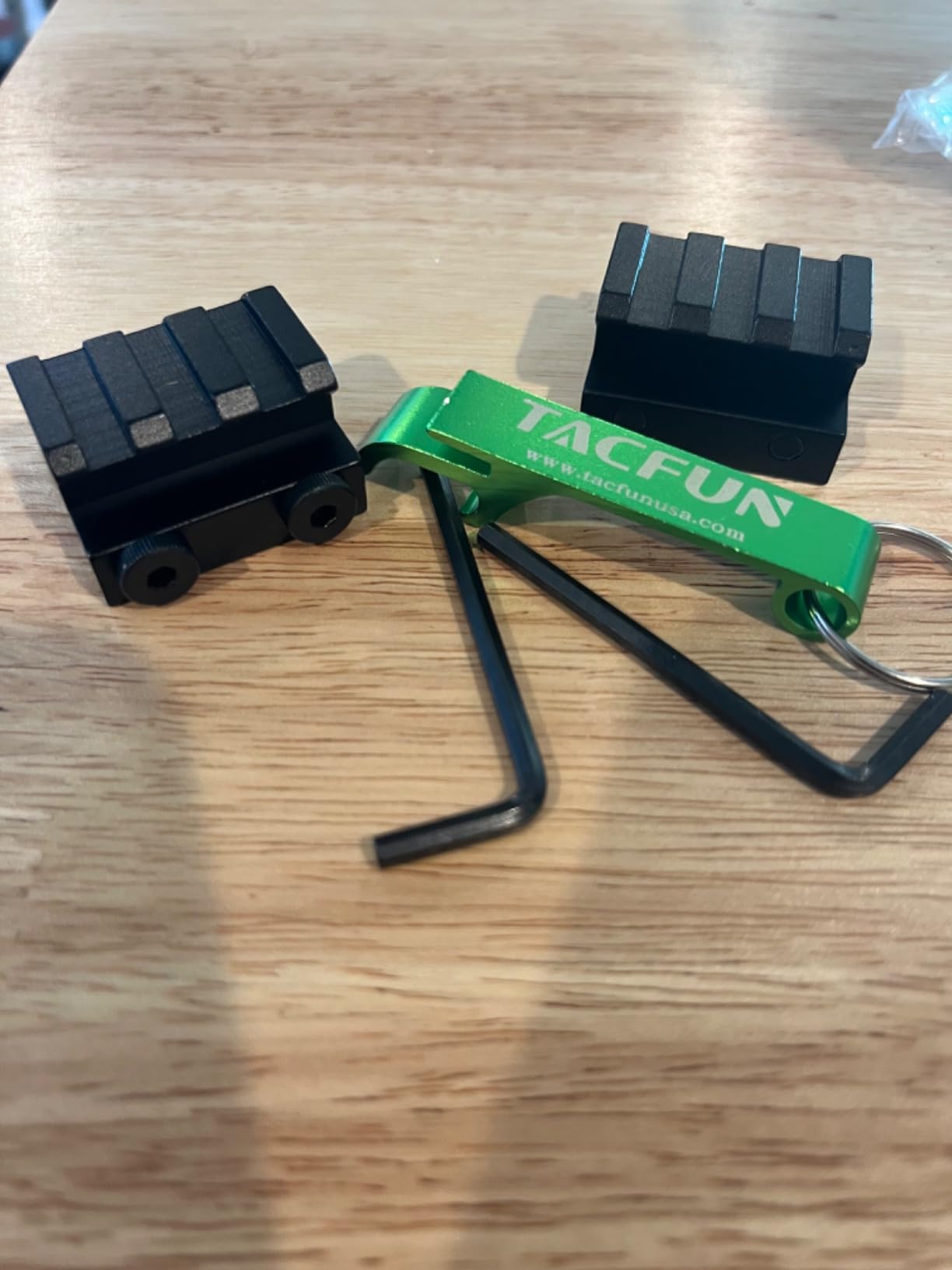 3 Slot Low Profile Riser Mount 20mm Weaver Picatinny Short Rail Base Riser Mount Rail Accessories - Image 2