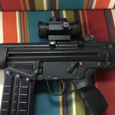 Aluminum MP5 G3 GSG5 GSG-5 A5 Claw Scope, Red Dot Sight Picatinny, 8 Slots, 3.5" Long, Works with Walther