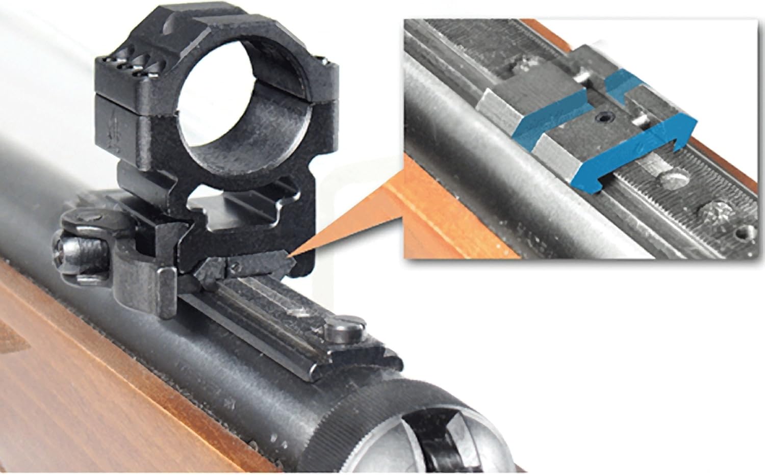 Unisex Skin Adapter fra 11 x 21 mm Mounting Rail, Black, One Size EU - Image 2