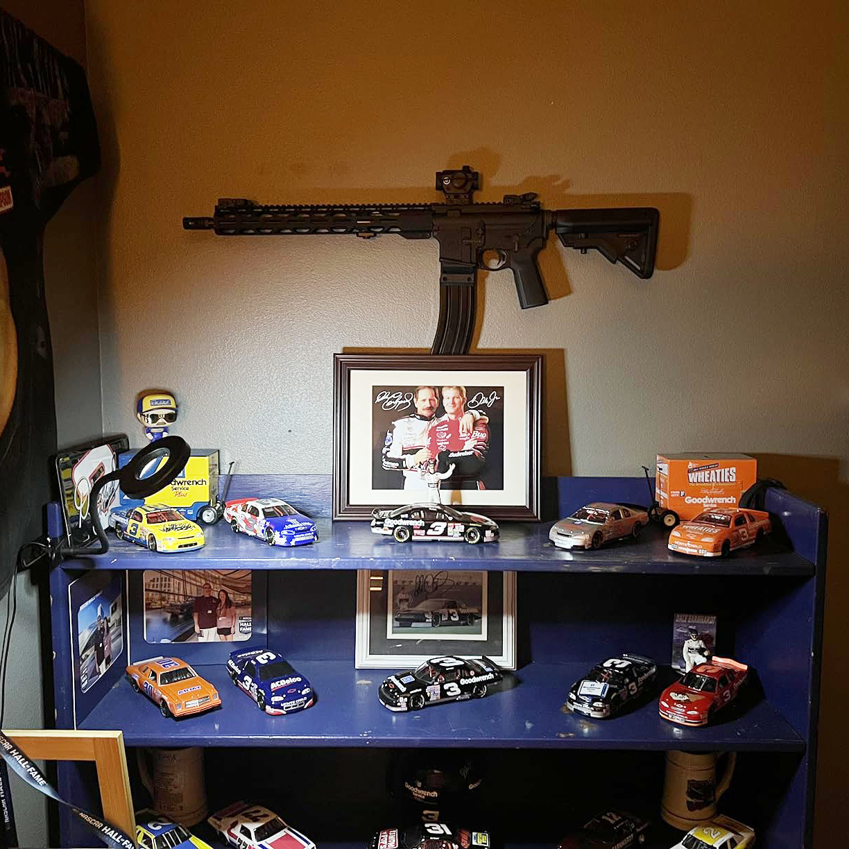 Gun Wall Mount for 223/5.56 Rifle, Gun Accessories Vertical and Horizontal AR Rifle Holder Withstand 300 Lbs of Tension, AR Wall Mount Rifle Shotgun Display - Image 2