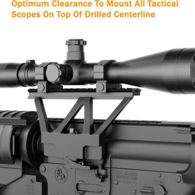 Red Dot Scope Mount 20mm Single Picatinny Weaver Rail Scope Mount for Red Dot Sight Optics and Accessories,Full Size Scope Side Rail Riser Mount