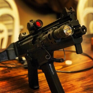 Flashlight Mount 1 inch M Lock Light Mount Compatible with M Lock Rail Systems