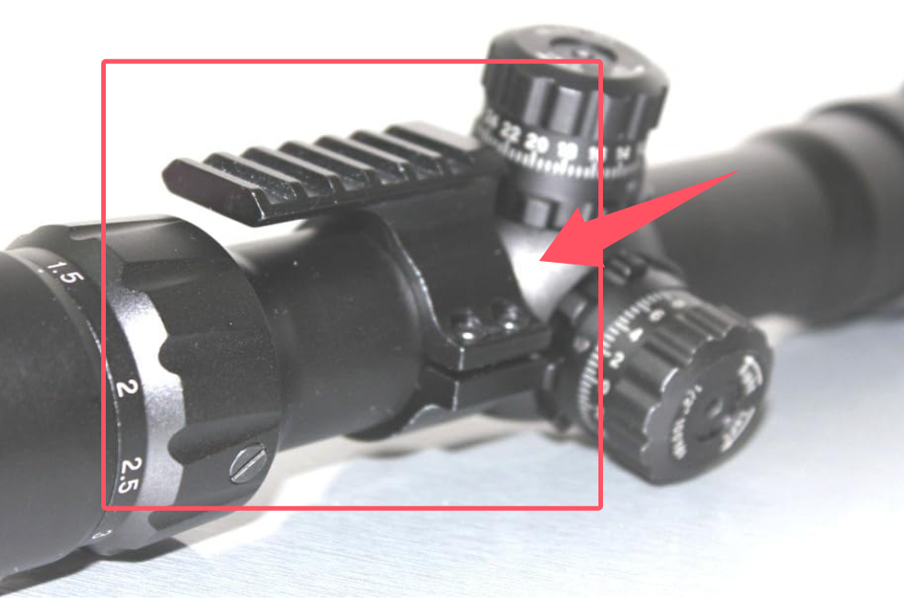 Scope Barrel Mount 25.4mm Ring Adapter with 20mm Weaver Picatinny Rail - Image 2