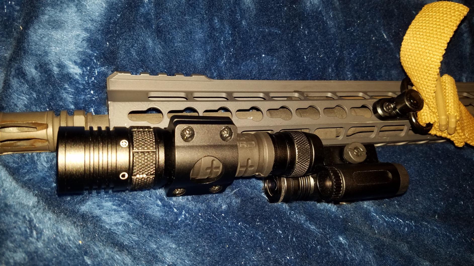 Flashlight Mount 1 inch M Lock Light Mount Compatible with M Lock Rail Systems - Image 3