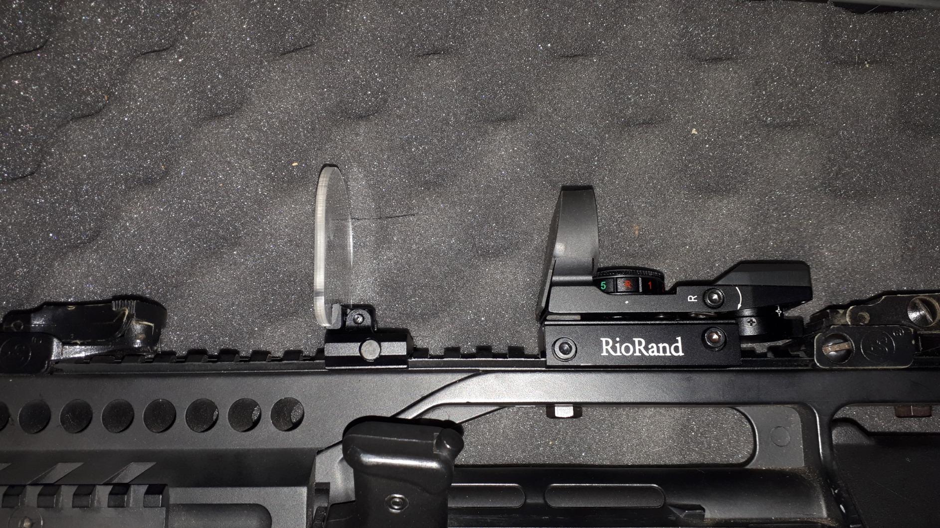 Airsoft Dot Sight Reflex Scope Square Shape Screen Protector 20mm QD Mount