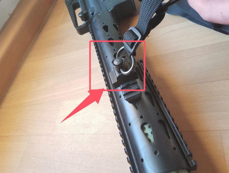 Tactical QD Quick Detach Quick Release Swivel Sling Mount fits 20mm Weaver Rails - Image 2