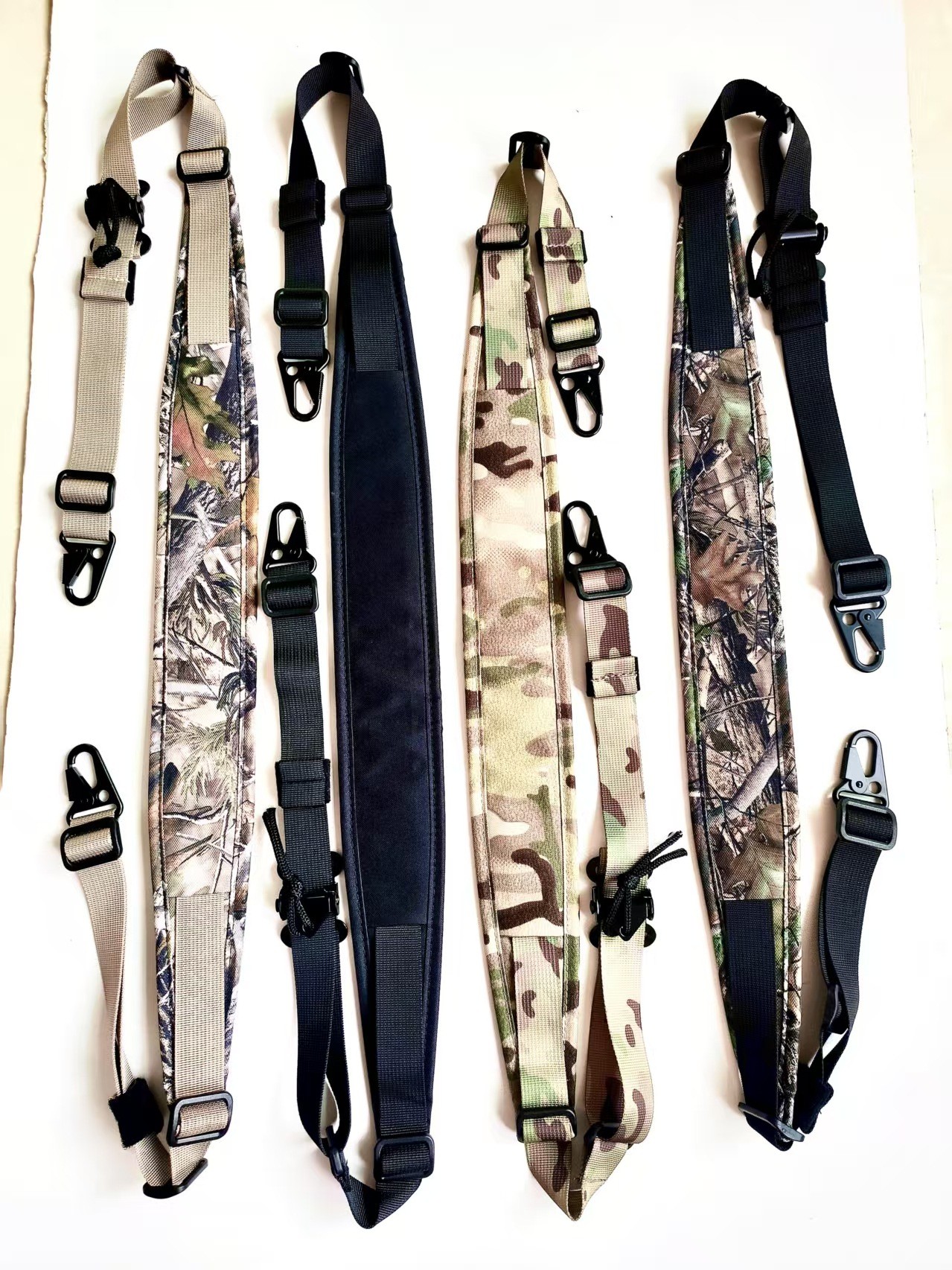 MK2 1 Point/2-Point Tactical Gun Loop Padded Battle Shooting Harness with Metal Hooks for Rifle, Air Soft, Shotgun