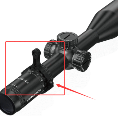 Optics Rifle Scope Throw Lever, 44mm Inner Diameter Tubes, Aluminum