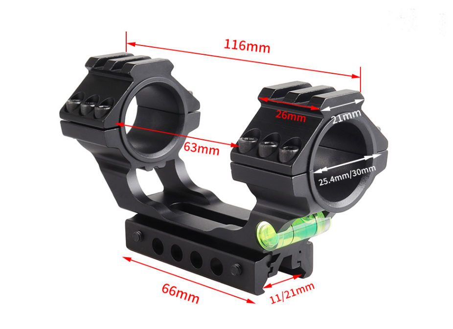 Mount Double Scope With Level 11mm/20mm Tube 25.4mm And 30mm