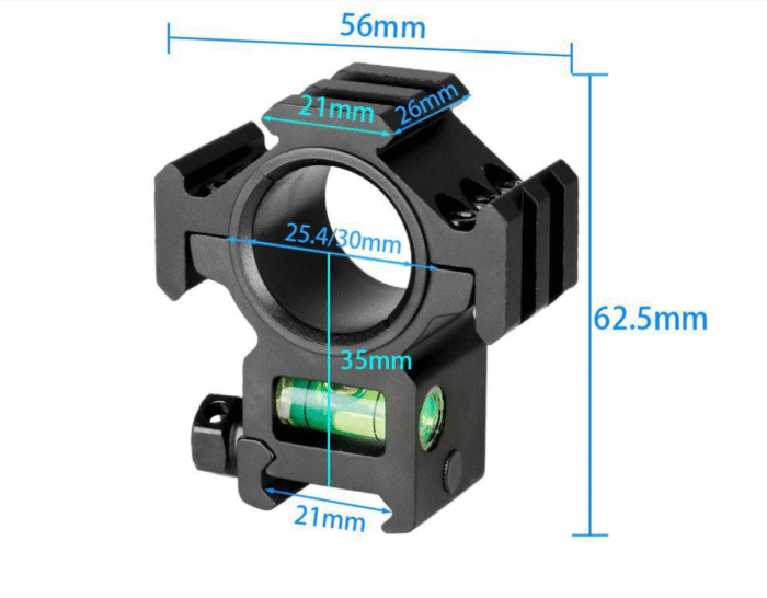 Scope Mount with Level Bubble for 25.4/30mm scopes