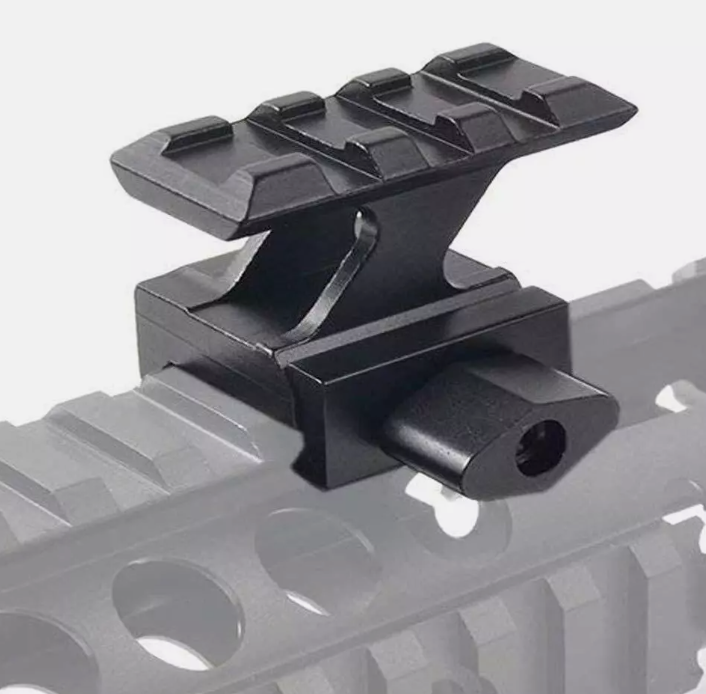 Dovetail to Picatinny Rail Adapter 20mm to 20mm 3-Slot Tactical Scope Extend - Image 2