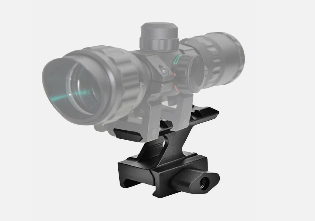 Dovetail to Picatinny Rail Adapter 20mm to 20mm 3-Slot Tactical Scope Extend