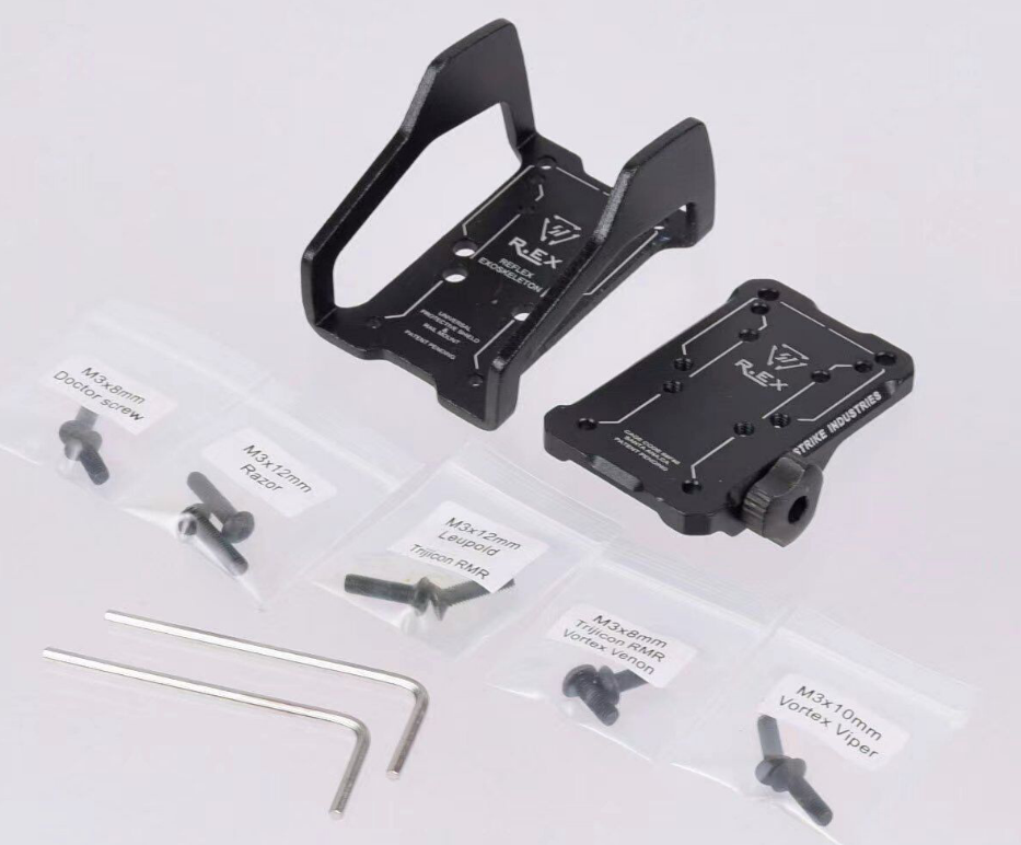 Multi-Functional Universal Reflective Exoskeleton Red Dot Sight Holder Reflex for Optics of Docter, MRDS, Burris, Delta, RMR Red Dot Sight Mount