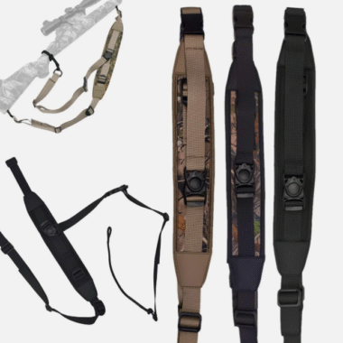 Crossbody Hands-Free Rifle Sling Adjustable Shoulder Strap For Shotgun Crossbow