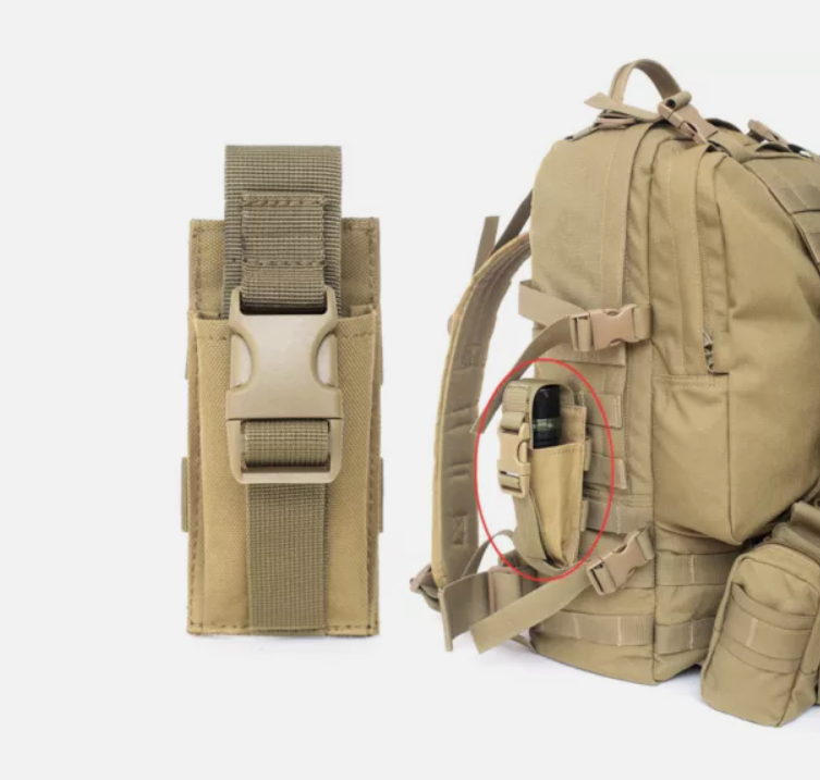 Nylon Tactical Molle Pouch Storage Belt Bag Accessory Pack Carry Folding Knife - Image 4