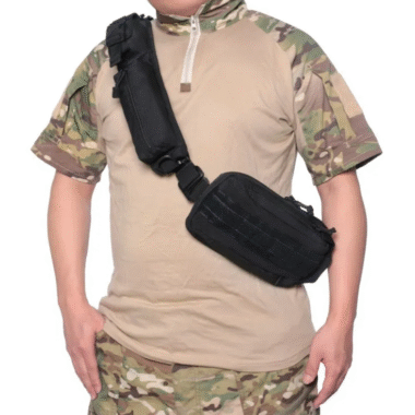 Tactical Molle Waist Pack Storage Crossbody Bag Waist Grocery Bag for Outdoor