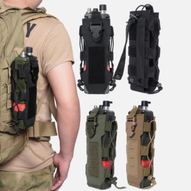 Camping Hiking MOLLE Water Kettle Cover Bag Tactical Outdoor Water Bottle Bags