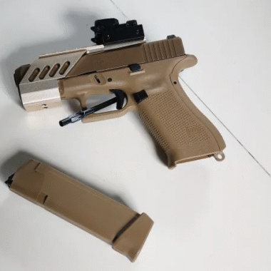 Tactical Pistol Scope Mount Aluminum Picatinny Rail Base for Glock G17/G18/G19 Type
