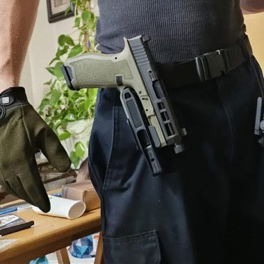 Gun Holster, Pistol Gun Holster Weapon Holster for Glock 9mm/SW40/357 Ambidextrous