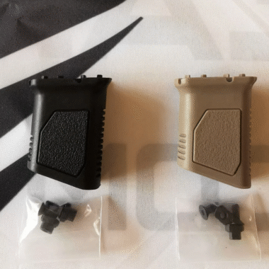 Angled Vertical Grip with Cable Management for M-Lok Rail (Short / Black)
