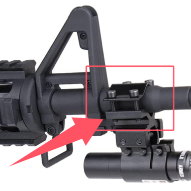 Tactical Barrel Mount Single 20mm Picatinny Rail Adapter for Rifle Shotgun Laser Flashlight