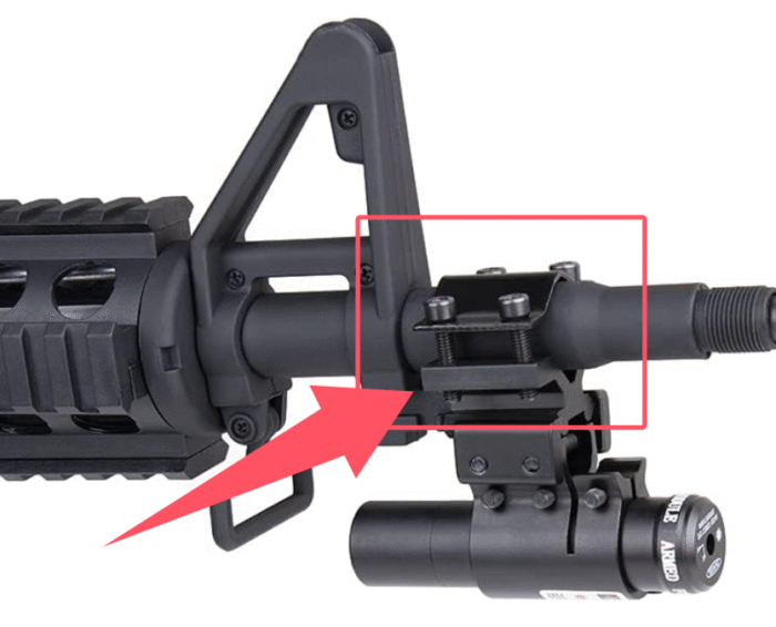 Tactical Barrel Mount Single 20mm Picatinny Rail Adapter for Rifle Shotgun Laser Flashlight