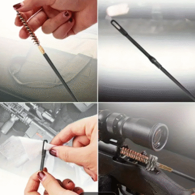 Rifle Gun Cleaning Kit Set Pistol Brushes Cleaner for 5.56mm .223 22LR .22 Cal