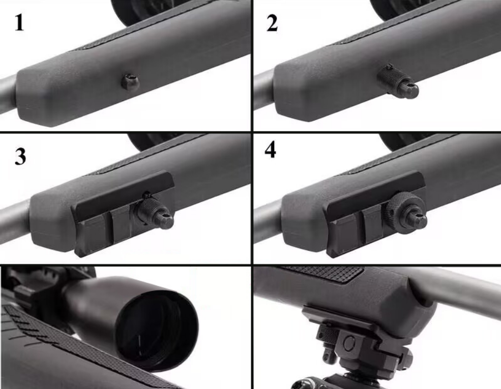 Tactical Airsoft Shotgun Shooting Bipod Weaver Rail Sling Stud Swivel Picatinny Slot Adapter 20mm Bipod Adapter - Image 2