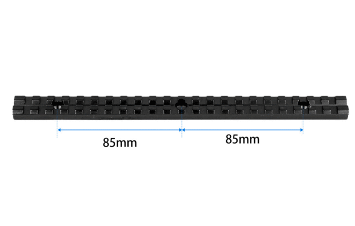 Long Aluminum Alloy 20mm Picatinny Rail Mount Base - 图片 2