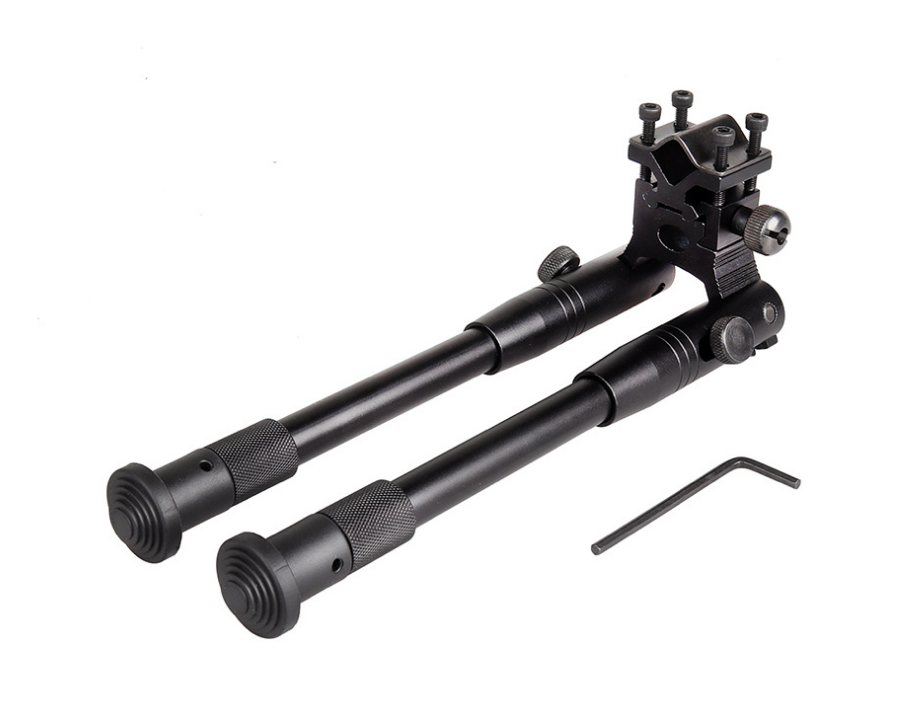 6 inch Hunting Rifle Picatinny Bipod with Ring Mount/Swivel Adapter/Barrel Mount