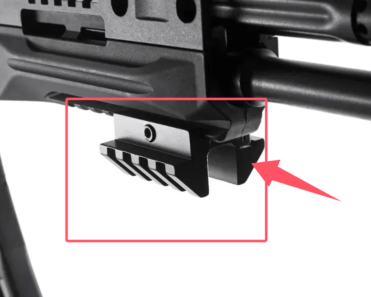 45 Degree Angle Offset Double Side Mount Adapter 46mm Length with 20mm Picatinny Weaver Rail Hunting Drop - Image 2